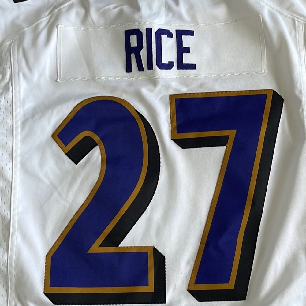 NFL Ravens Men’s authentic 27 Ray Rice Short sleeve jersey - Picture 7 of 8